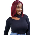 Cherry Red Bob Wig — 13x4 Transparent Lace Front, 10″, 150%