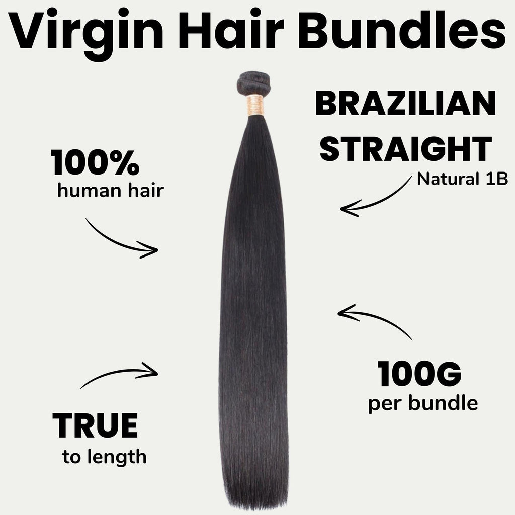 Straight Bundle Deal — 3 Bundles (22″)