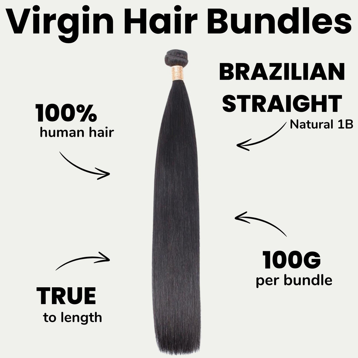 Straight Bundle Deal — 3 Bundles (22″)
