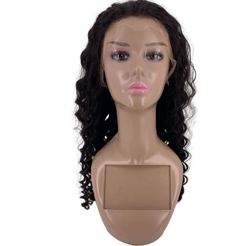Deep Wave Lace Front Wig — 13x4 HD Lace, 16″, 180%