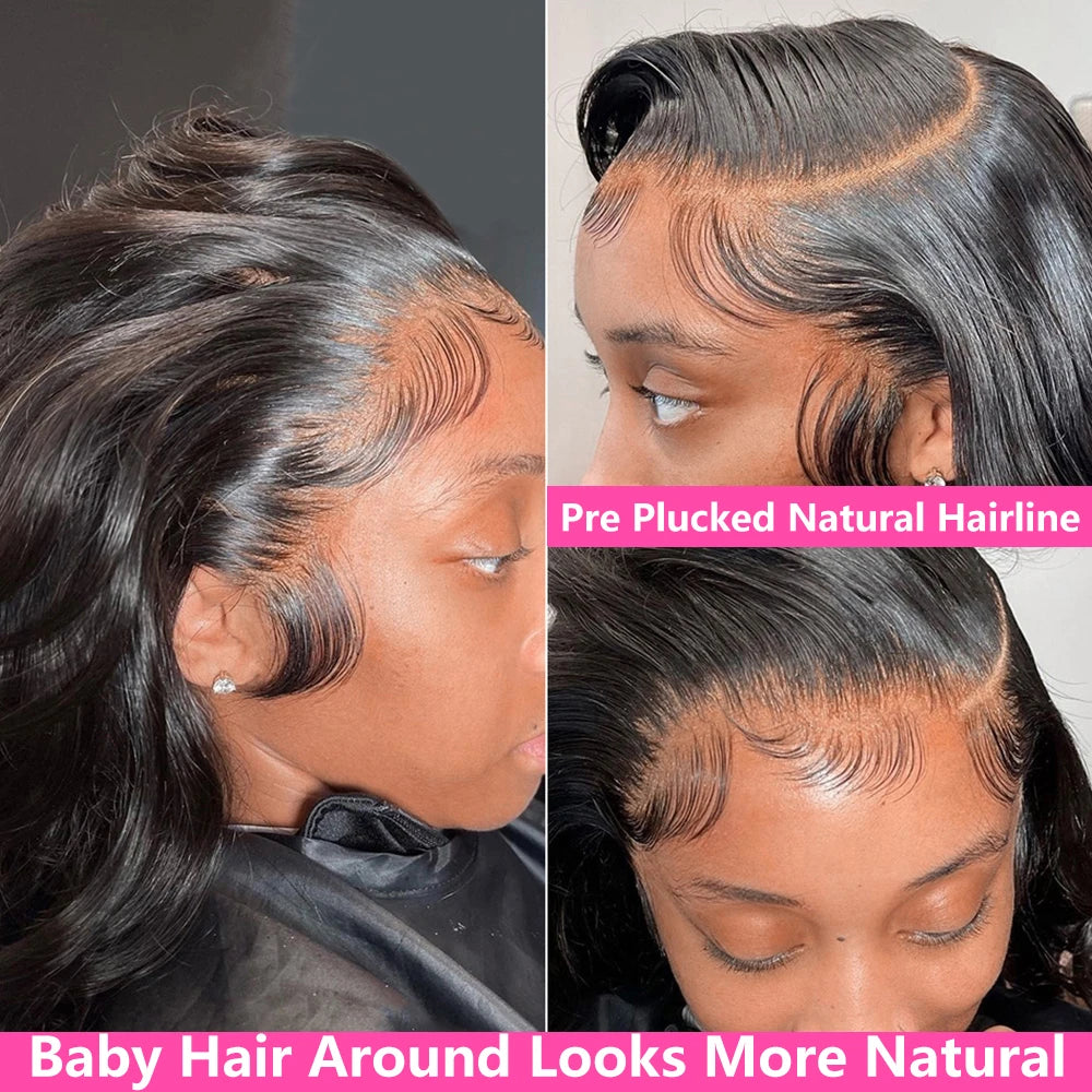 Baby hair hairline detail