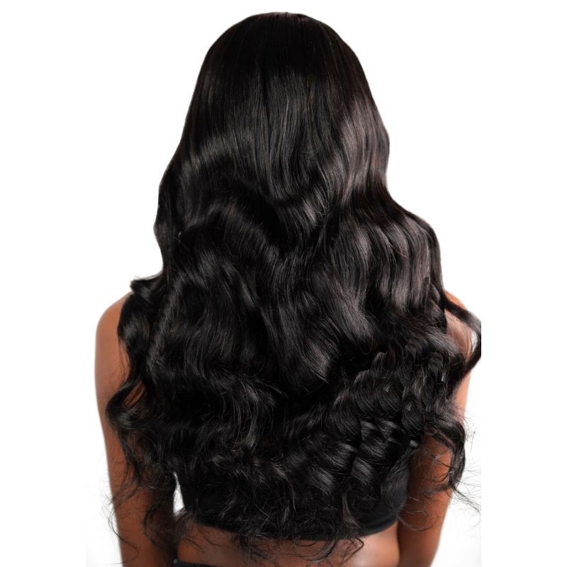 Body Wave Lace Front Wig — 13x4 Transparent Lace, 18″, 180%