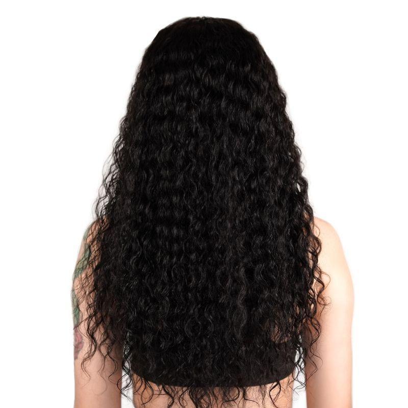 Deep Wave Lace Front Wig — 13x4 HD Lace, 16″, 180%